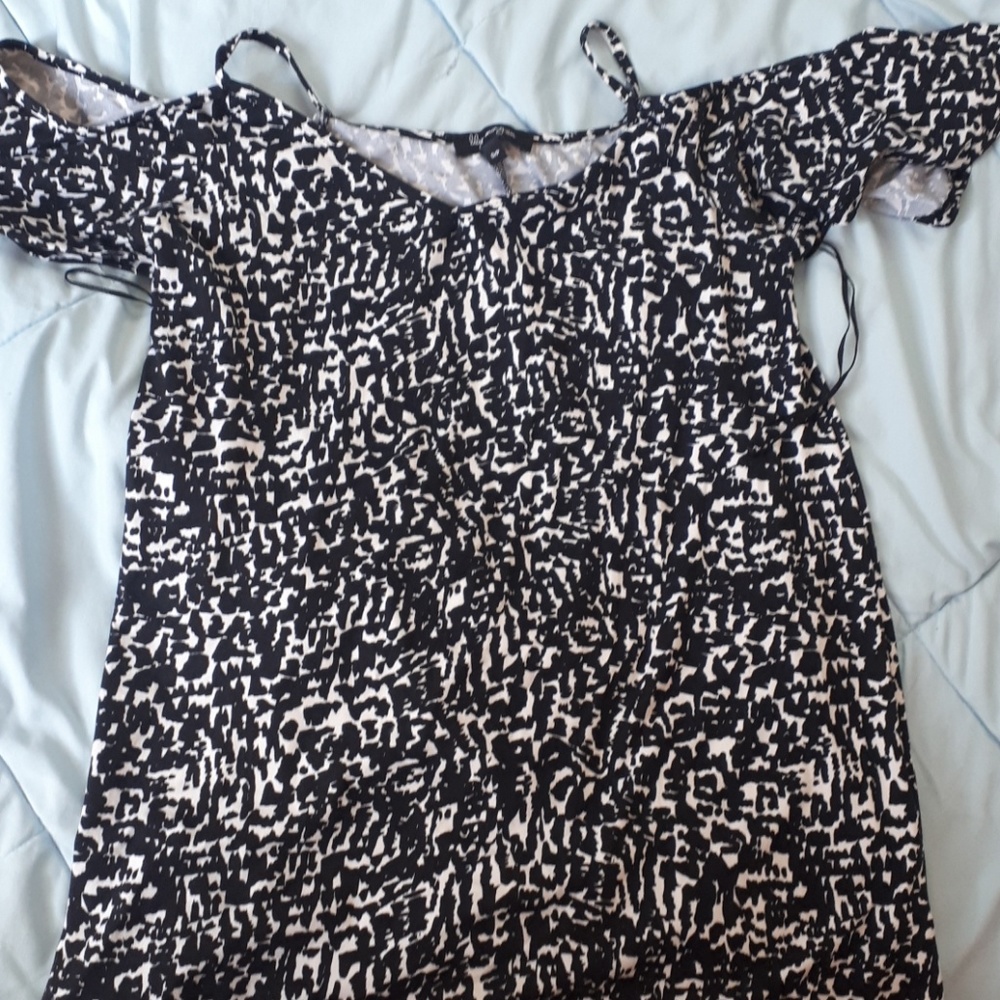 Open shoulder blouse